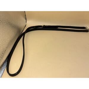 Black Adjustable Replacement Leather Purse Strap